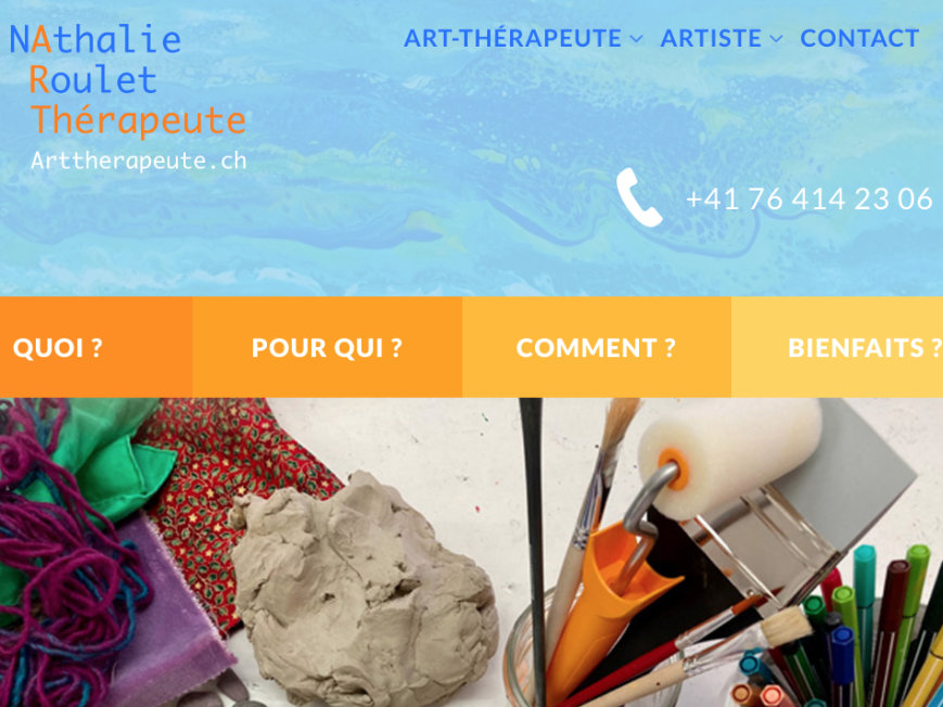 Site web d'art-thérapie