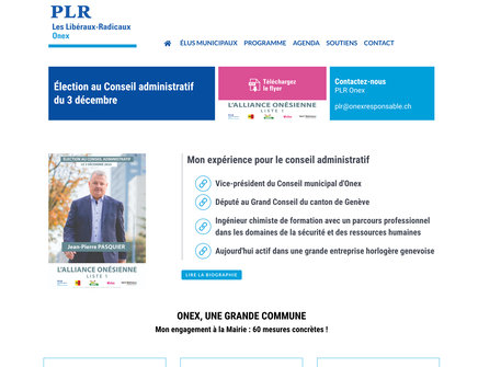 Design d'un site de parti politique